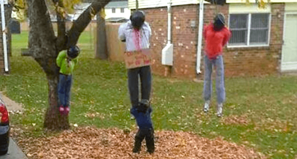 Halloween 'lynching' display removed from on-base home at Fort Campbell