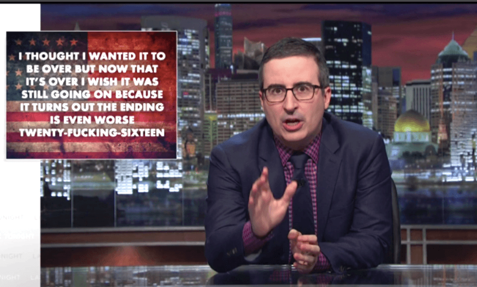 'How the f*ck did we get here?': John Oliver blasts the media for enabling Trump