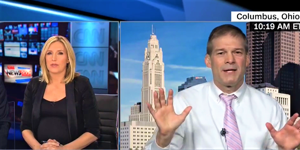 WATCH: Tea Party lawmaker flails wildly when CNN hosts ask if Don Jr’s Russia meeting was ‘treasonous’