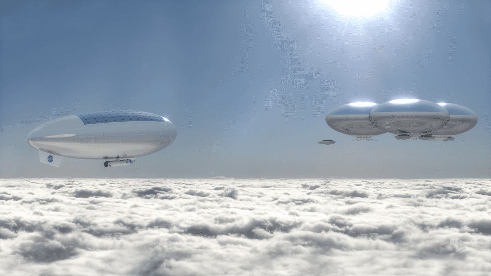 Steampunk in space? NASA proposes floating, two-person dirigible mission to explore Venus