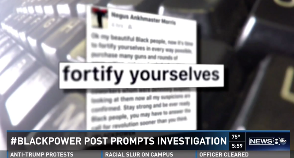 Texas cop placed on restricted duty for #BlackPower Facebook post calling for revolution