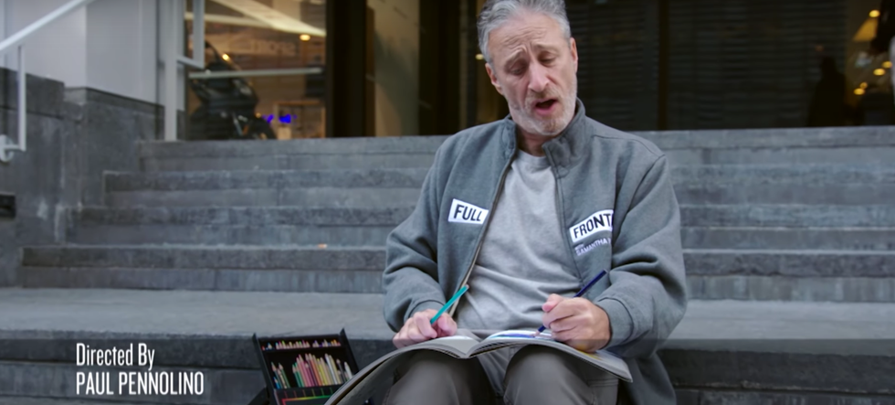 Jon Stewart delivers a much needed post-election moment of zen on Samantha Bee