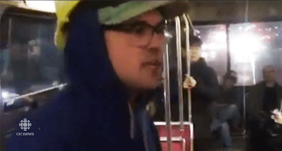 Racist attack by Trump supporter caught on camera: 'You're a little b*tch, eh?'