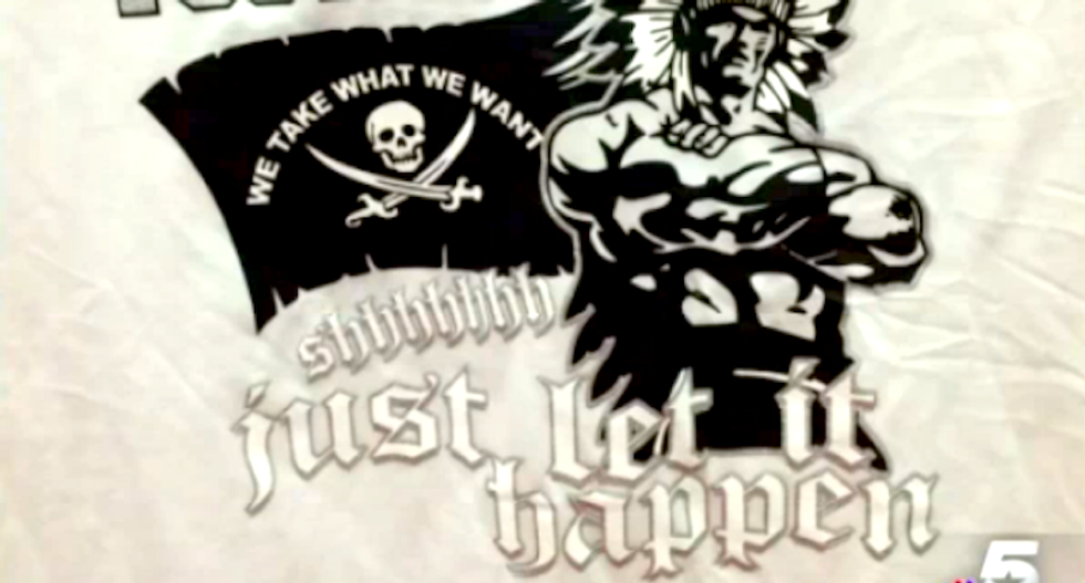 Texas school bans football team's insanely rapey T-shirts: 'Shhhhhhh, just let it happen'