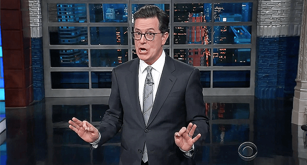 Colbert mocks Trump's attacks on NYT's Haberman: 'The accurate reporting is coming from inside the White House!'