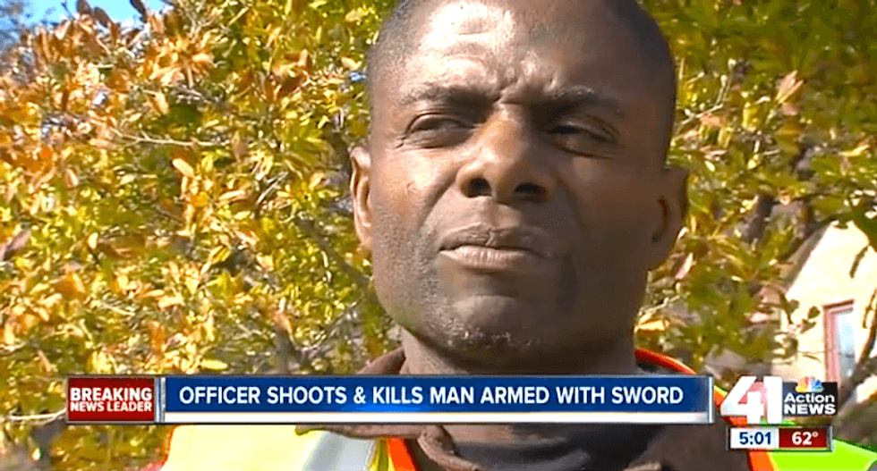 Family doesn't understand why cops shot sword-wielding man on second-story porch