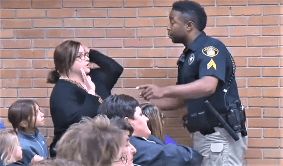 WATCH: Teacher questions school board about superintendent’s big raise — and gets hauled away in cuffs