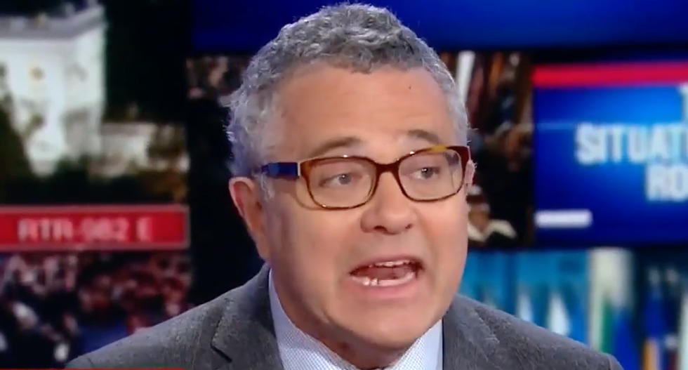'God help us': CNN's Jeffrey Toobin says Trump needs Ann Coulter to approve budget deal since 'she's apparently the president now'