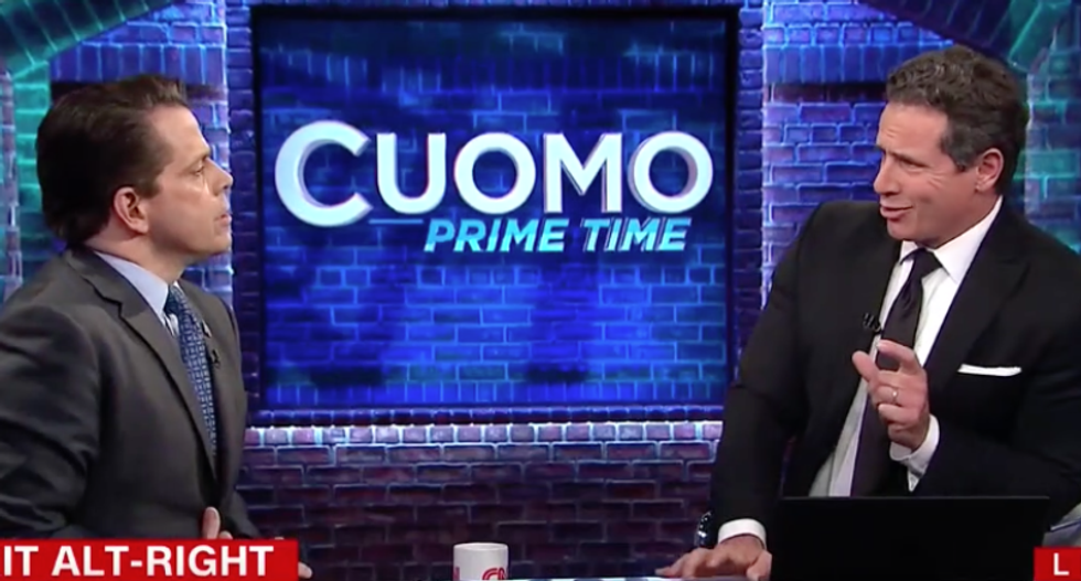 WATCH: Anthony Scaramucci trashes 'not super-profitable' Breitbart in combative interview with Chris Cuomo