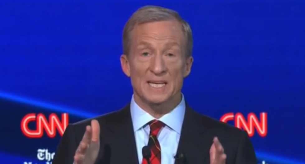 Billionaire Tom Steyer shakes up primary with slavery reparations plan