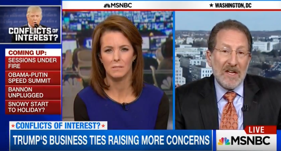 Law professor: Trump opens possibility of impeachment as 'Foreign states pay money' to his companies