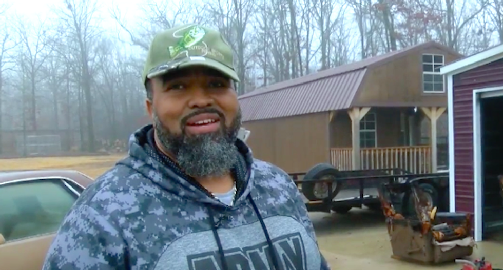 ‘Move n*gger’: Black man’s dog poisoned, truck stolen and garage burned since moving to Arkansas town