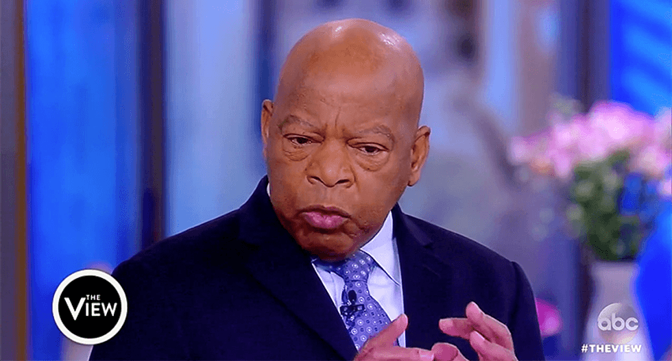 Civil rights icon John Lewis says America hasn't been on the right track since Martin Luther King, Jr.'s death