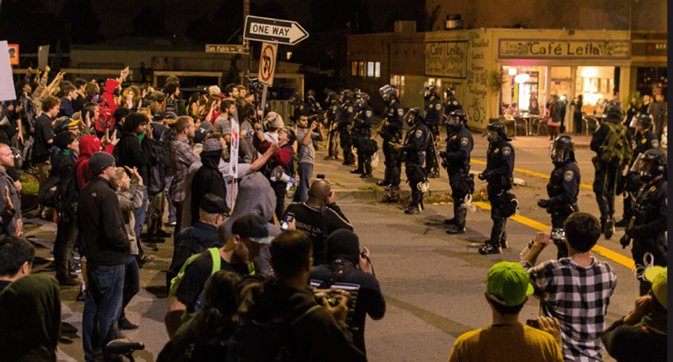 Riot-gear wearing police provoke violence at protests: UC Berkeley researcher