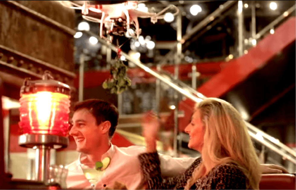 TGI Friday's 'Mobile Mistletoe' drone crashes into journalist, severs part of her nose