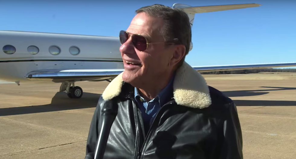 WATCH: Prosperity gospel pastor cackles in delight after followers buy him a new jet