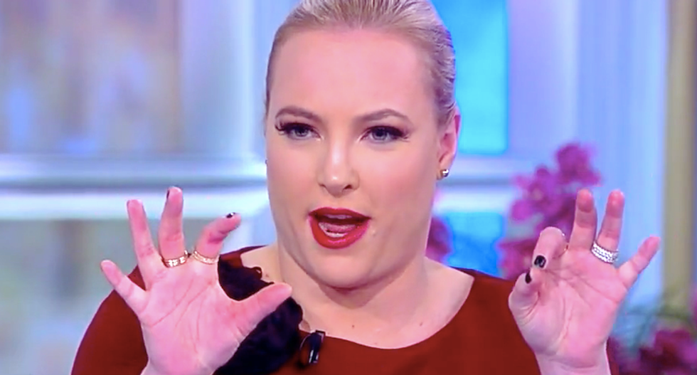 The View's Meghan McCain excuses Trump's lies as the new normal -- and gets torn to shreds