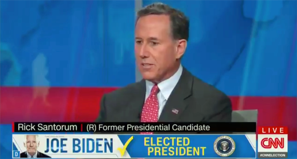 Rick Santorum ripped for saying Trump needs ‘conditions’ to concede: ‘Sounds like a hostage negotiation’