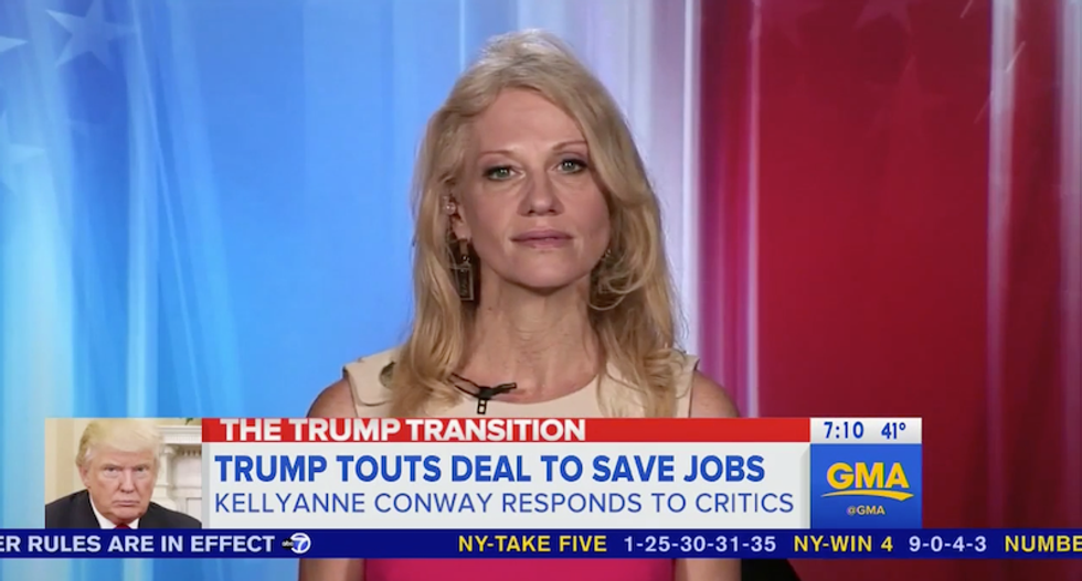Kellyanne Conway answers questions no one asked to avoid grilling over Trump’s ‘illegal' votes claims