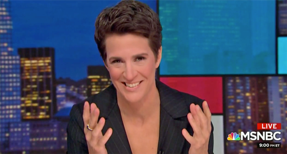 Maddow reminds 'scared' Republicans every time they stand in unison against Trump -- he backs down