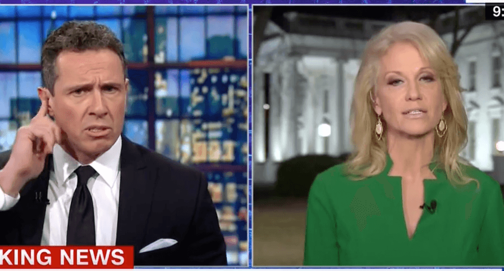 'Stop abusing reality!': CNN's Chris Cuomo flattens Kellyanne Conway in crazy exchange about her lies