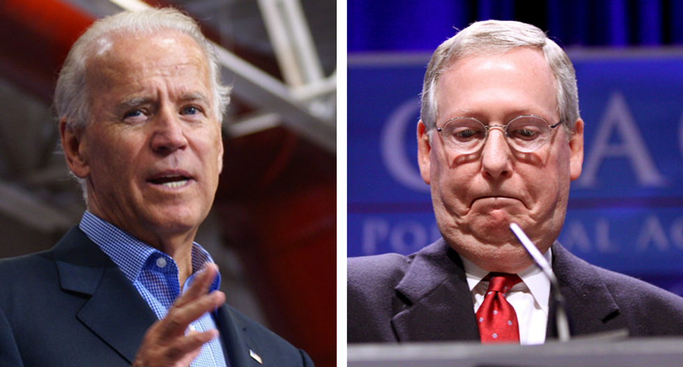 Biden confirms reports McConnell blocked Obama from warning Americans about Russian election interference