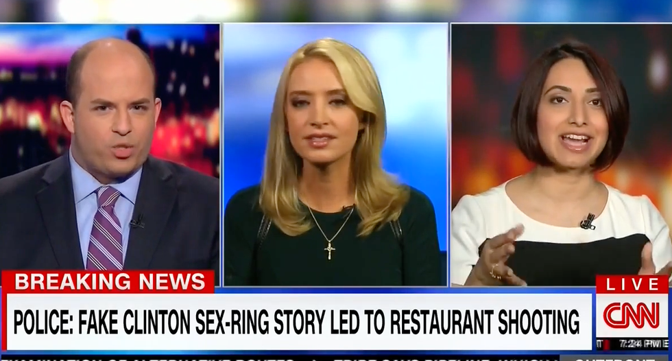 CNN panel goes off the rails as Kayleigh McEnany defends Trump transition member pushing 'pizzagate' conspiracy