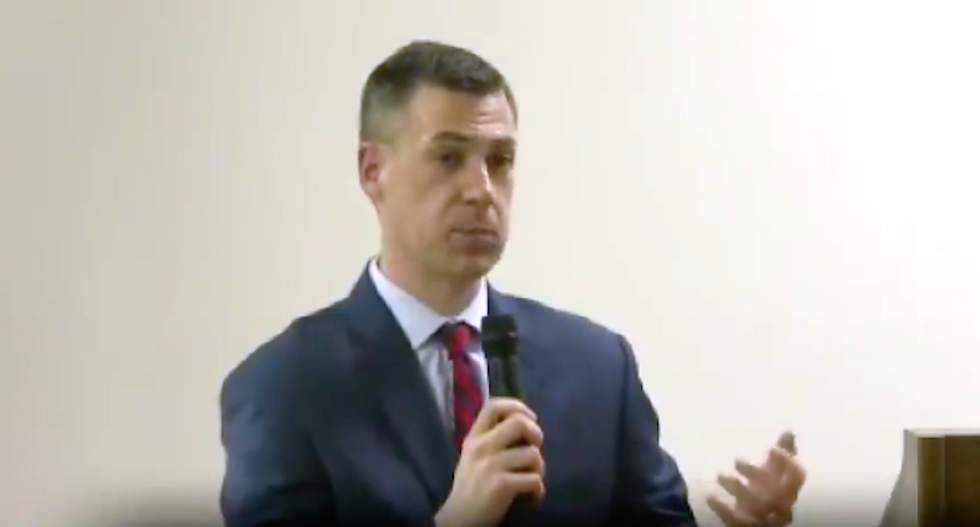 ‘You blatantly lie’: Indiana voters call ‘bullsh*t’ on GOP lawmaker for defending Trump on wall and taxes