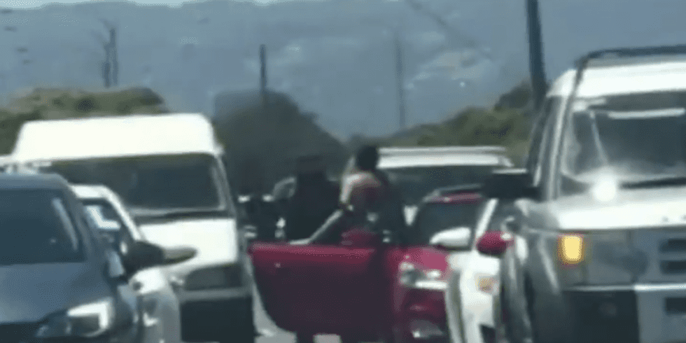 WATCH: At least five people involved in shocking road rage free-for-all