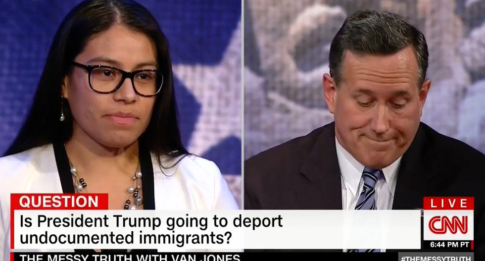 'Straight up scumbag': Internet eviscerates Rick Santorum for telling Dreamer to leave his country