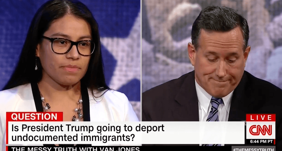'Straight up scumbag': Internet eviscerates Rick Santorum for telling Dreamer to leave his country