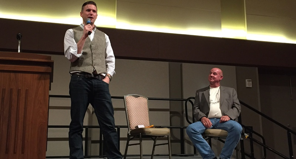 'This is our godd*mn country!': Richard Spencer speech at Texas A&M draws massive protest