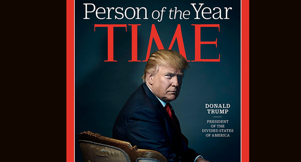 Time magazine names US President-elect Trump person of the year