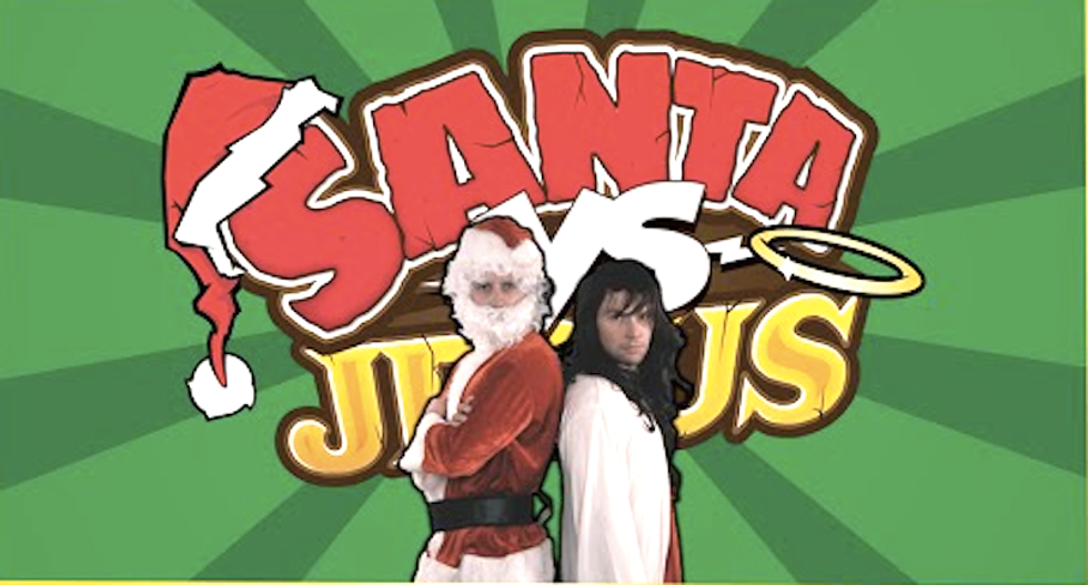 Christians roar over 'blasphemous' Santa vs Jesus game: 'I dare you to make a game about Mohammed!'