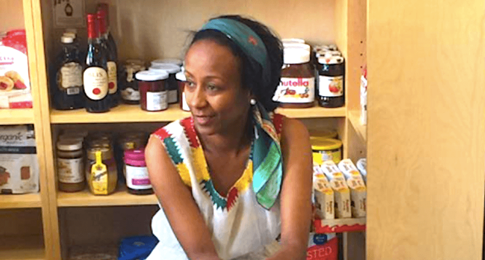 Man spits and throws food in racist tirade after Black coffee shop owner asks him to wear mask