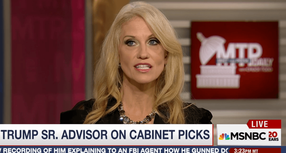 'Those are political appointments!': Chuck Todd hammers Conway over Trump's 'B.S' Goldman Sachs picks