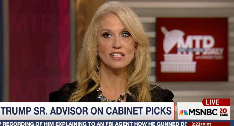 'Those are political appointments!': Chuck Todd hammers Conway over Trump's 'B.S' Goldman Sachs picks