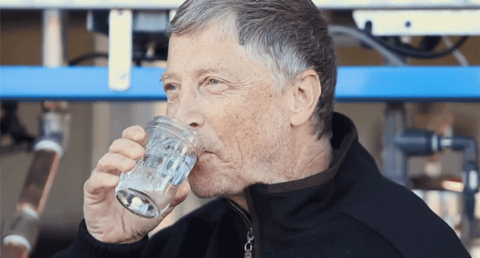 Bill Gates drinks 'poop water' and says it's 'delicious'