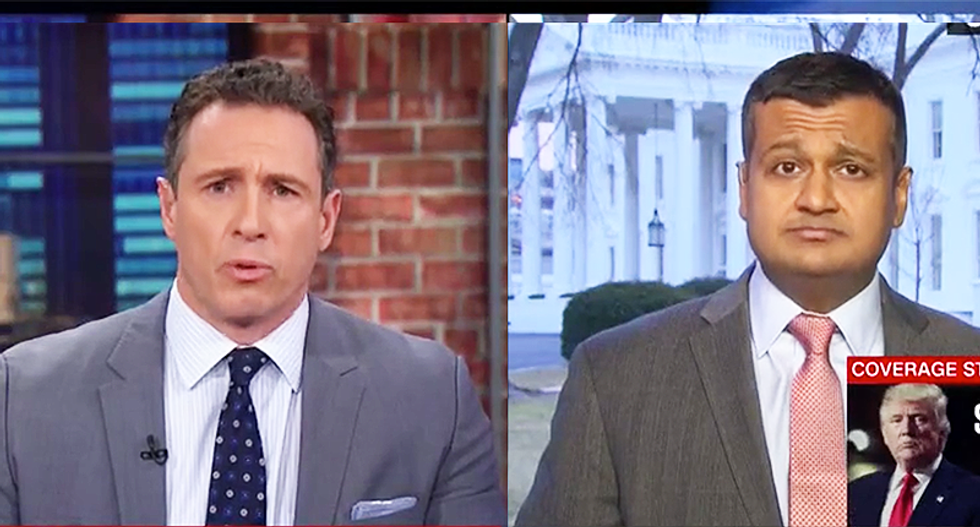 ‘I’m just not qualified to speak’: Trump spokesman flops hard under questioning by CNN’s Chris Cuomo