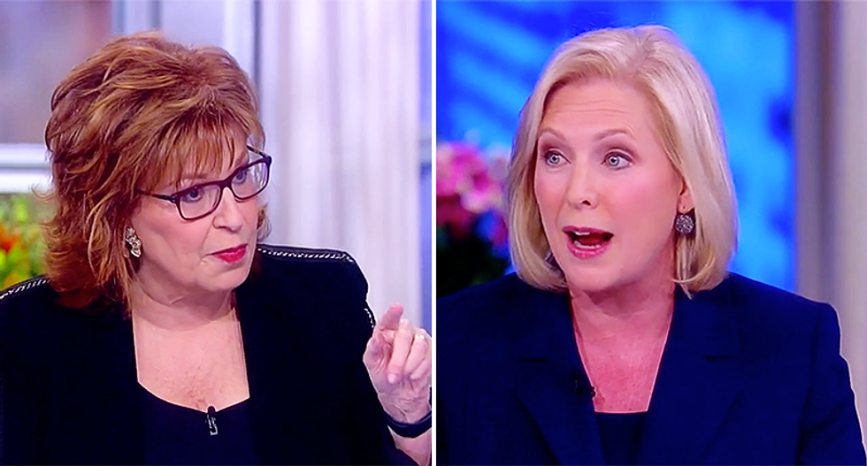 Joy Behar hammers Kirsten Gillibrand on why she pressed for Al Franken to resign but hasn't demanded Trump hearings