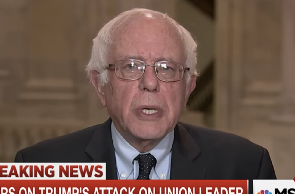 Bernie Sanders: Look beneath the surface when Trump attacks people