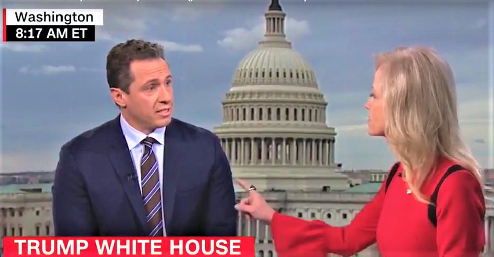 'You just brought her up twice!' CNN's Chris Cuomo nails Kellyanne Conway for insisting she won't talk about Hillary