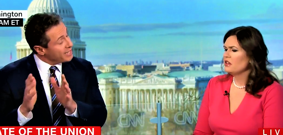 CNN's Chris Cuomo nails Sarah Sanders on Trump's immigration lies: He only wants you if you're 'rich and white'