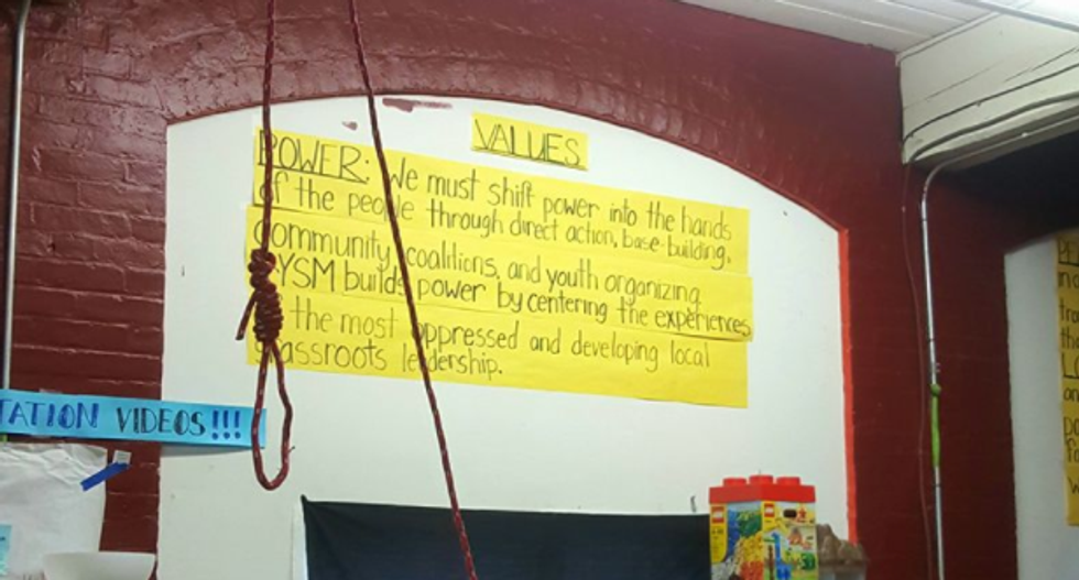 'F*ck you': Director of at-risk LGBTQ youth center tears into vandals who taunted kids with noose