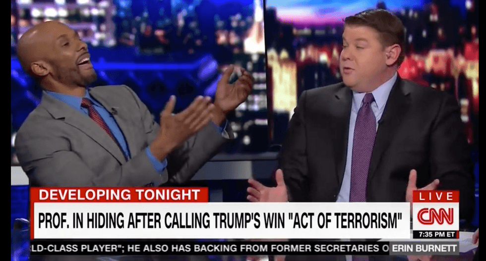 ‘What effing hypocrisy!’: Ex-Clinton aide hammers CNN conservative demanding 'safe spaces' for Trump fans