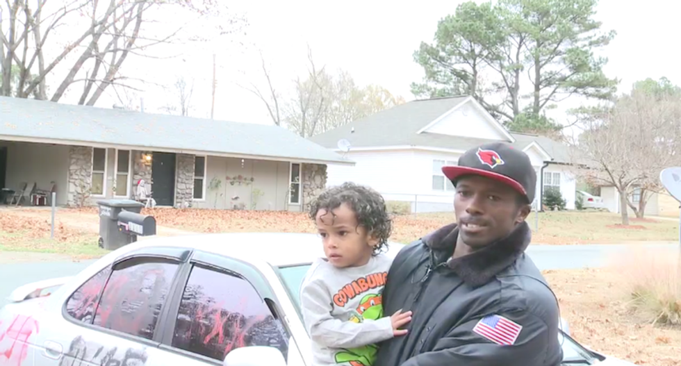 Local dealership donates new car to black veteran whose car was vandalized with racist graffiti