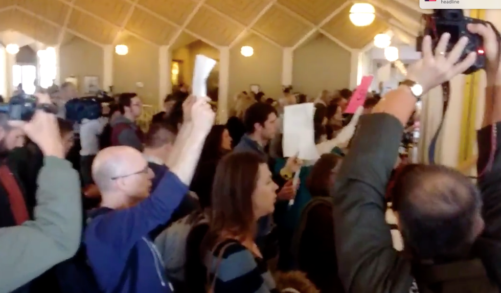 Protesters storm NC state capitol as Republicans try to strip power from new Democrat governor