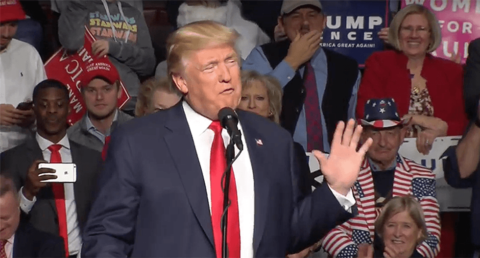 WATCH LIVE: President Donald Trump holds rally for himself in Melbourne, Florida