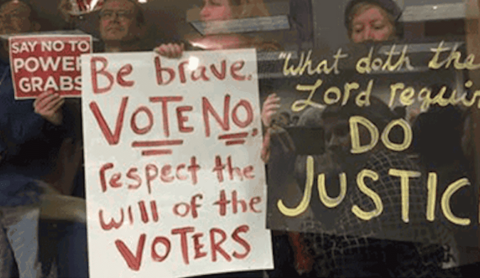 WATCH LIVE: Protests continue against NC Republicans' 'Carolina coup' in Raleigh