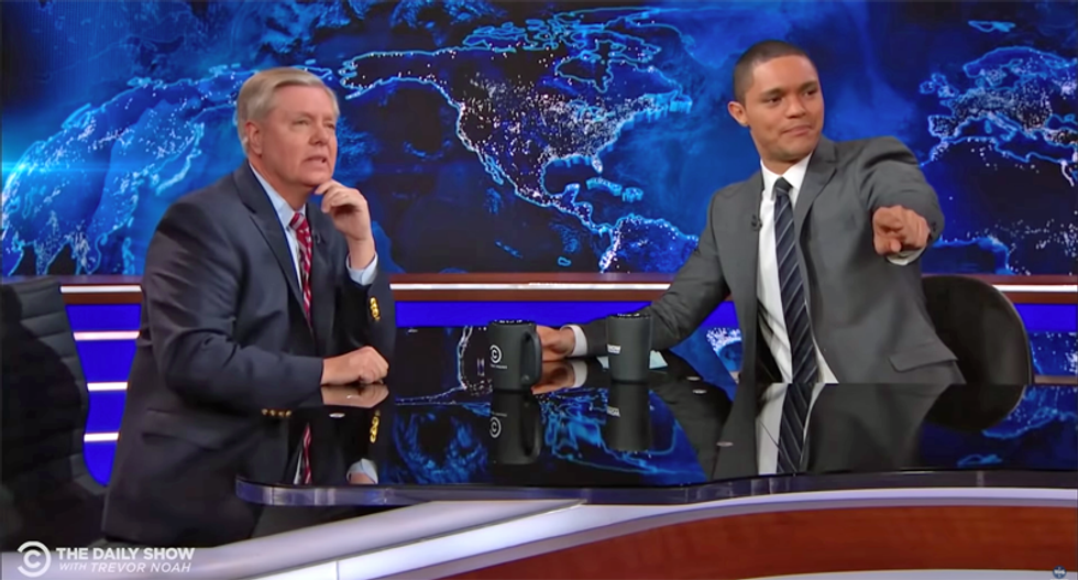 ‘The Daily Show’ takes Lindsey Graham to task with brutal video in final days of 2020 election